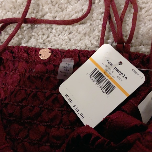 SOLD ON MERC: Free People Adella Mulberry Bralette - Picture 4 of 4